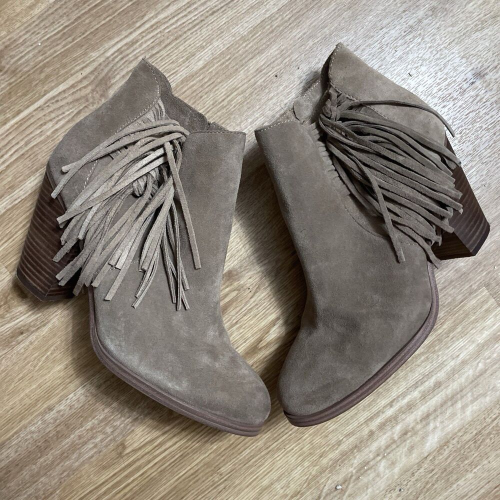 Vince Camuto Harlin Bootie Wild Mushroom Boho Gypsy Fairycore Hippy 9.5